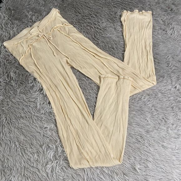 Urban Outfitters Pants - Urban Outfitters Cream Straight Leg Pants